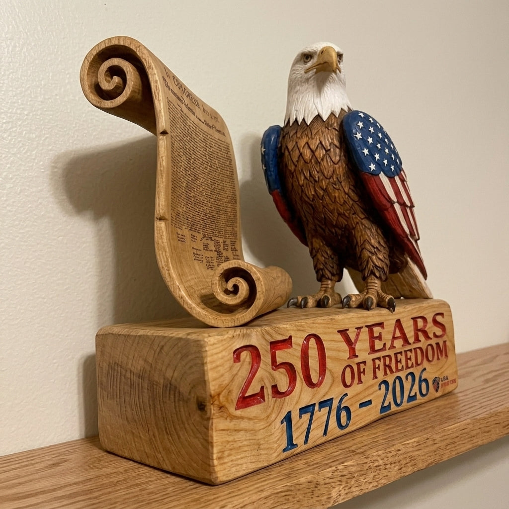 250 Anniversary Eagle Table Sign