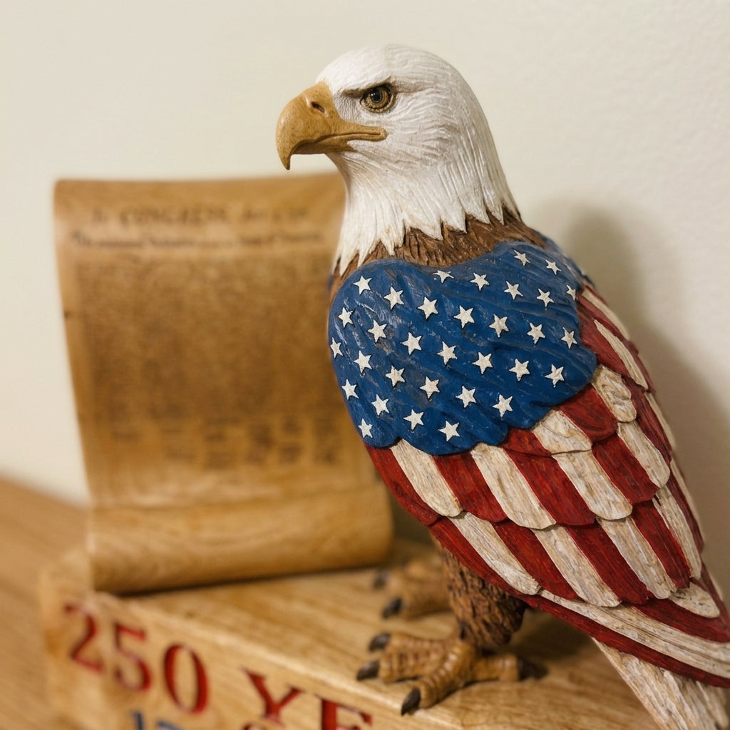 250 Anniversary Eagle Table Sign