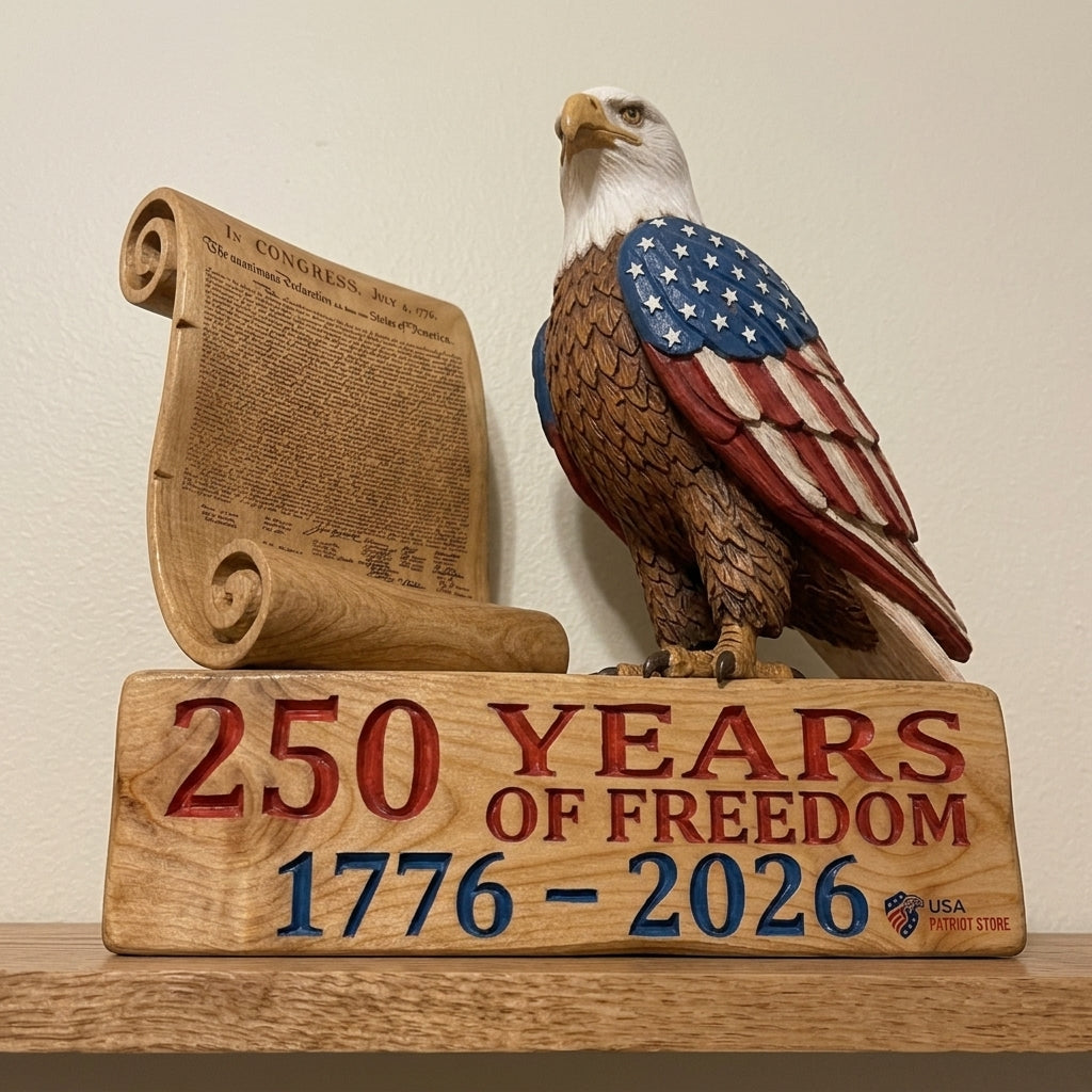 250 Anniversary Eagle Table Sign