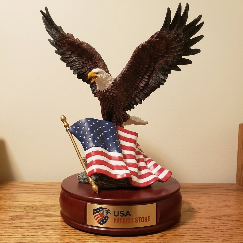 American Eagle Musical Figurine