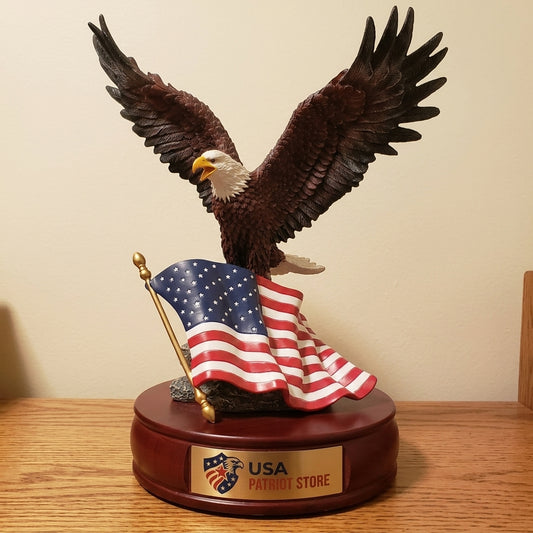 American Eagle Musical Figurine