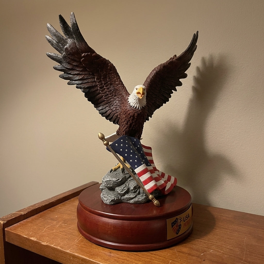 American Eagle Musical Figurine