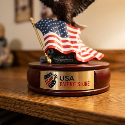 American Eagle Musical Figurine