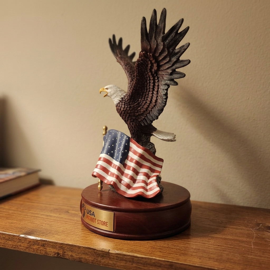 American Eagle Musical Figurine