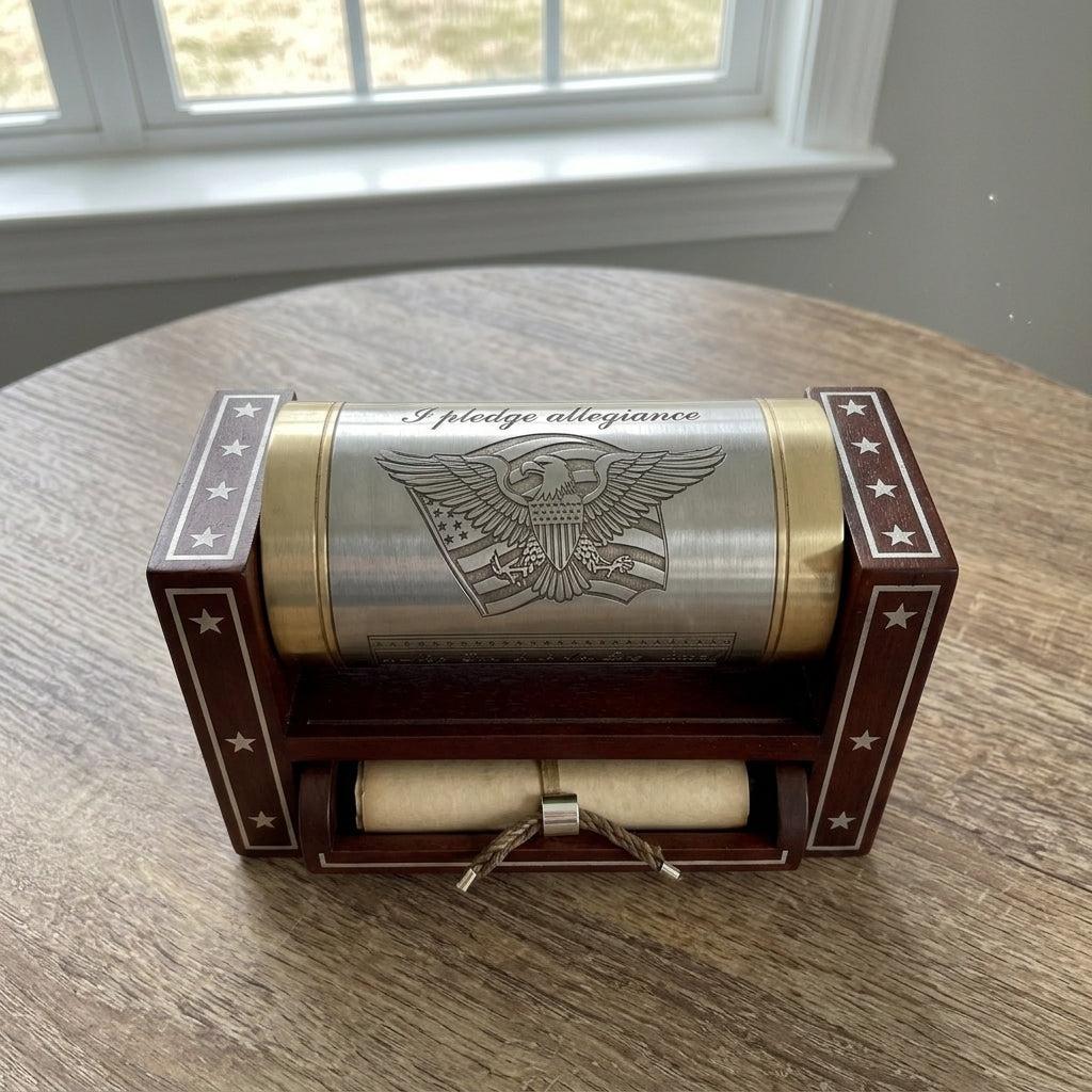 American Heritage Time Capsule Display