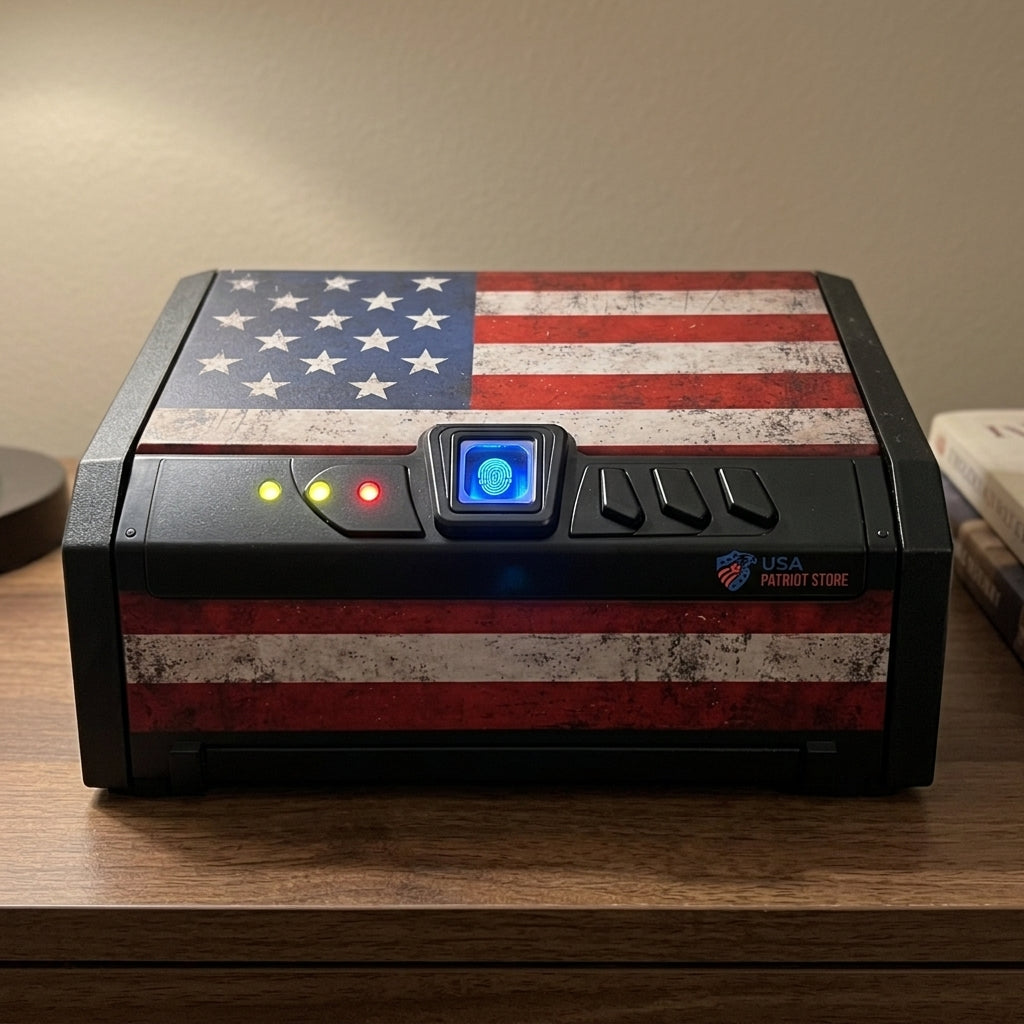 Biometric Handgun Safe Steel Construction
