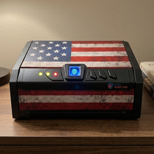 Biometric Handgun Safe Steel Construction