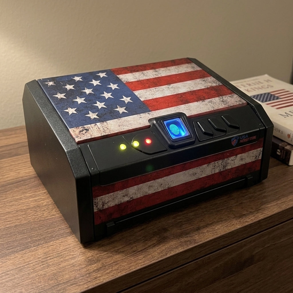 Biometric Handgun Safe Steel Construction