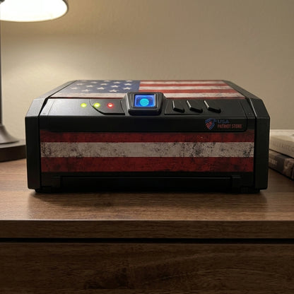 Biometric Handgun Safe Steel Construction