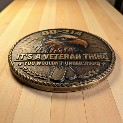DD-214 Veteran Coin