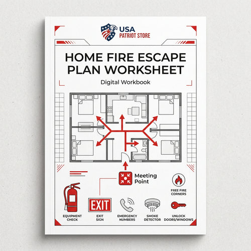 Home Fire Escape Plan Worksheet