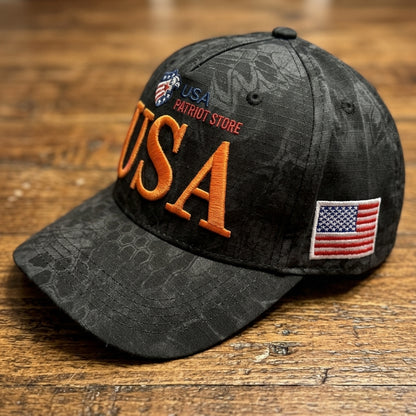 Mens American Flag Trucker Hat
