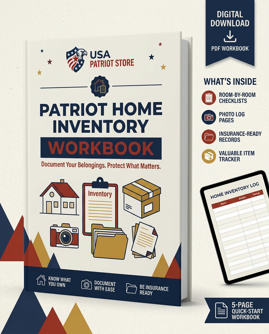 Patriot Home Inventory Workbook