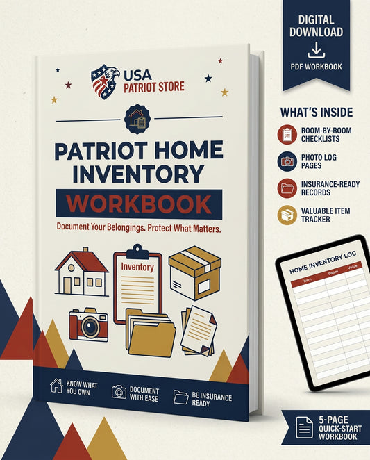 Patriot Home Inventory Workbook