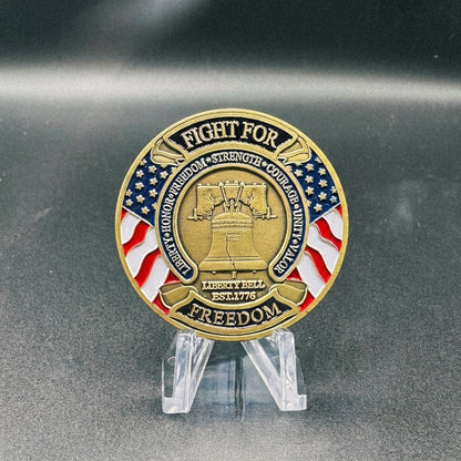 U.S. Liberty Bell Fight for Freedom Coin
