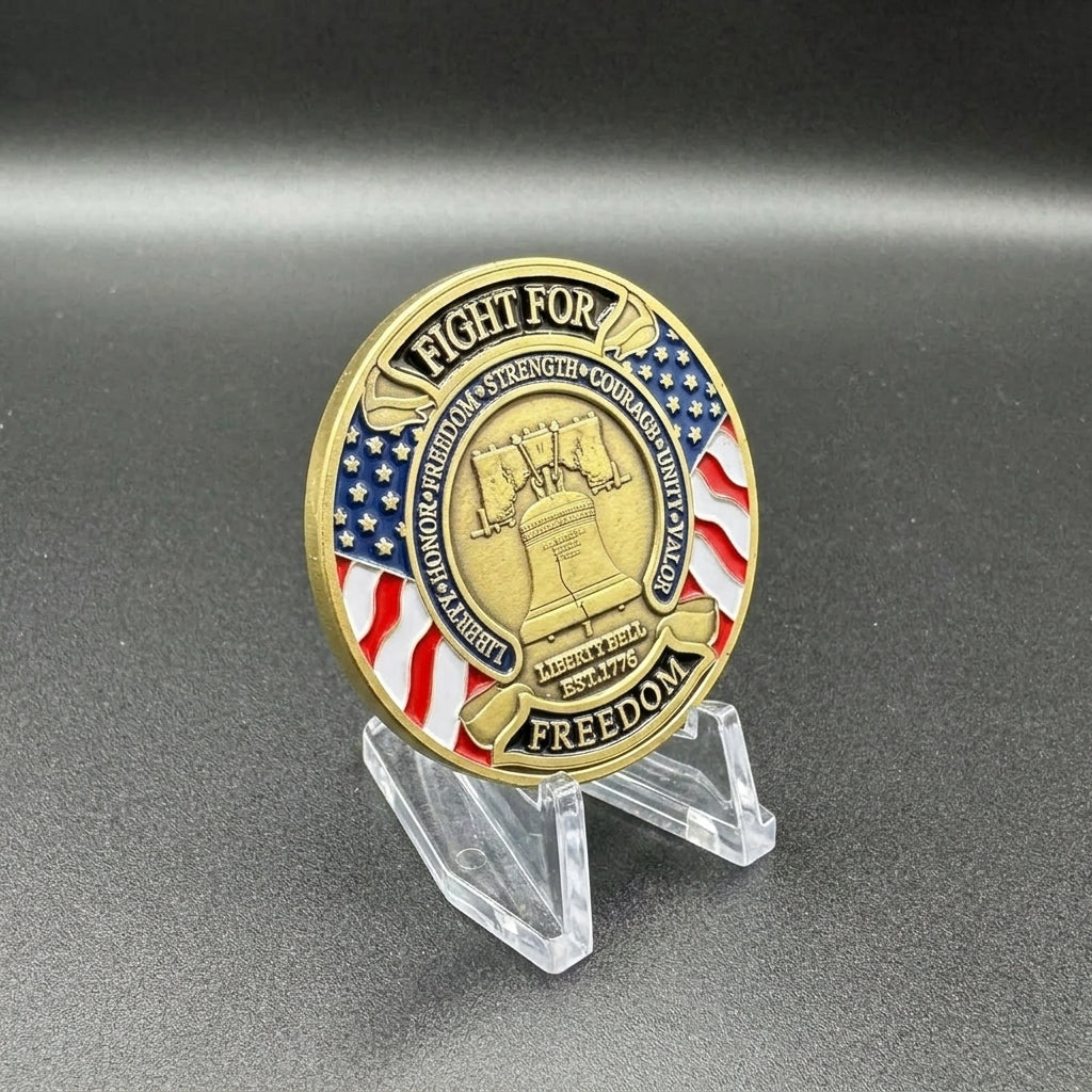 U.S. Liberty Bell Fight for Freedom Coin