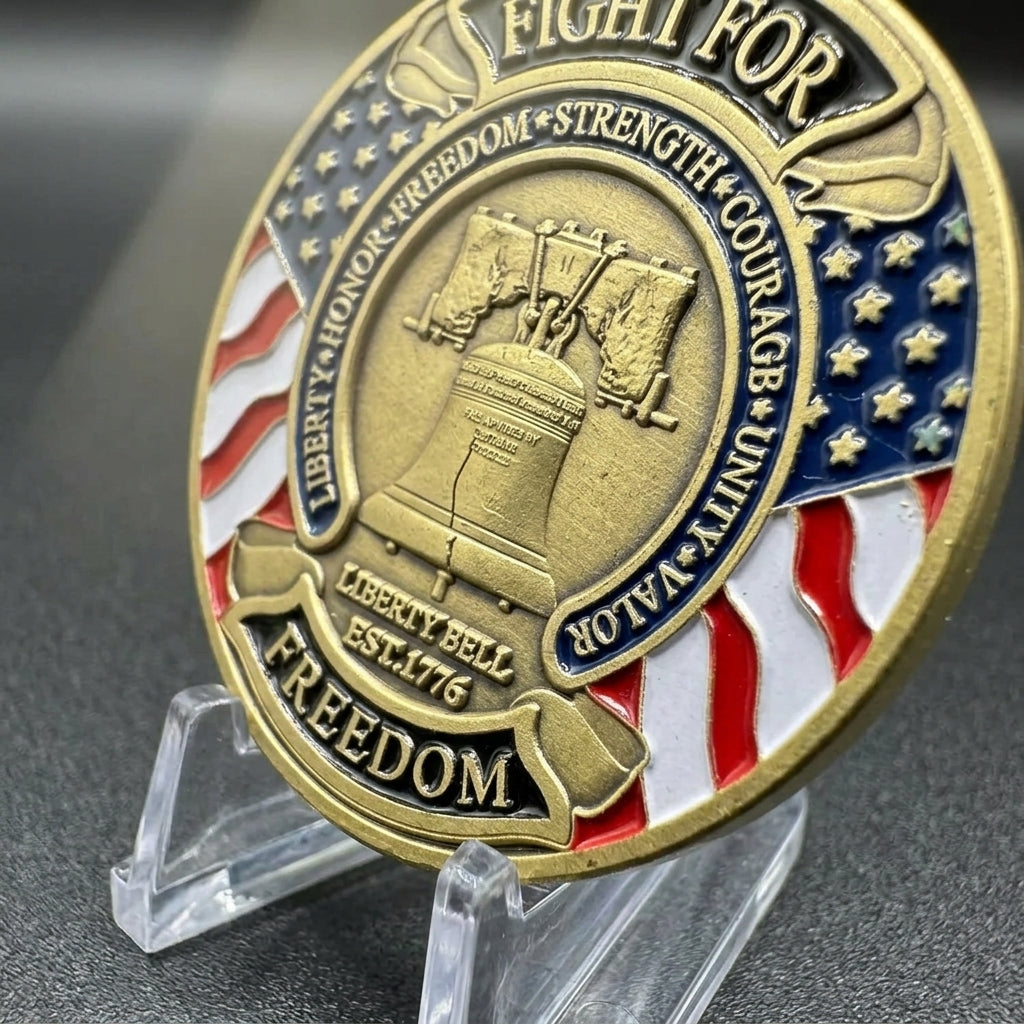U.S. Liberty Bell Fight for Freedom Coin