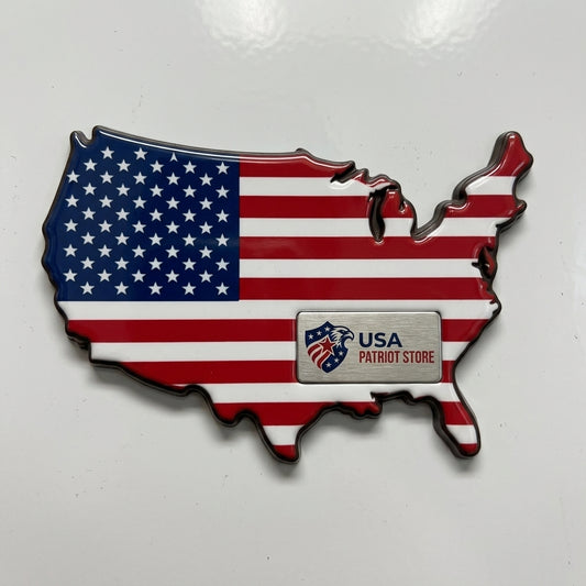 USA Map Shaped Refrigerator Magnet