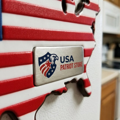 USA Map Shaped Refrigerator Magnet