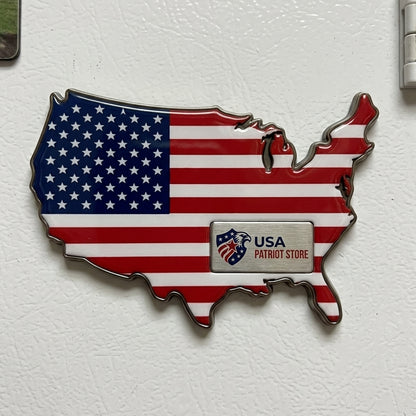 USA Map Shaped Refrigerator Magnet