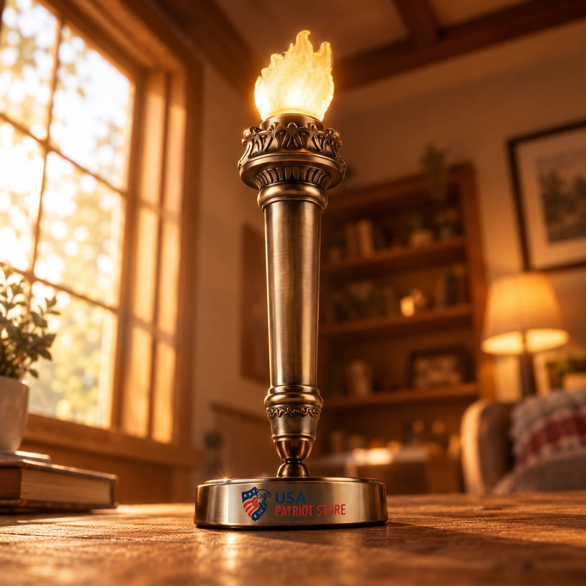 Liberty Torch Illuminated Sculpture